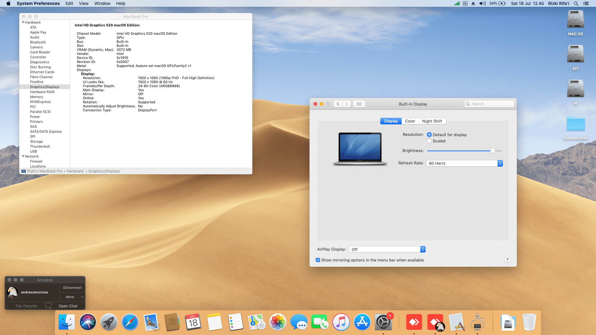 Lenovo Thinkpad T460 [SkyLake   Intel HD 520] 6